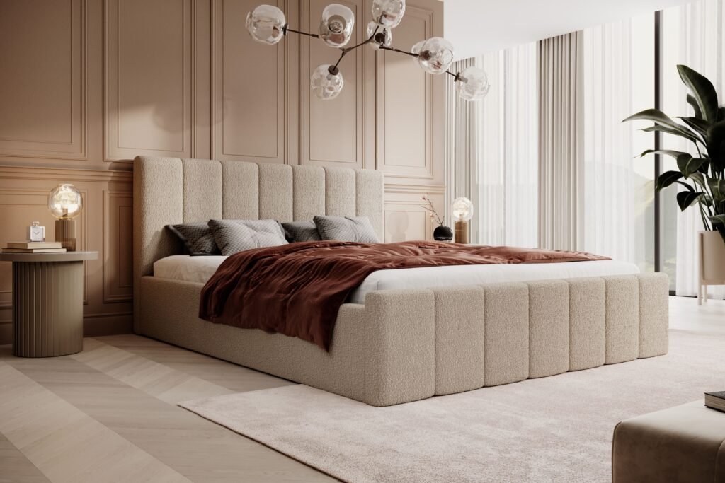 Łóżko tapicerowane FENTO