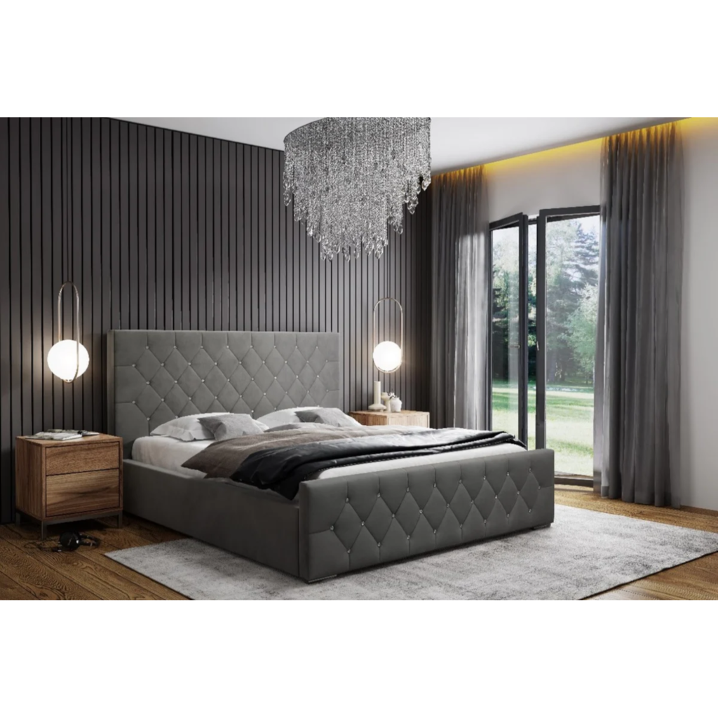 Łóżko tapicerowane DOMANDI