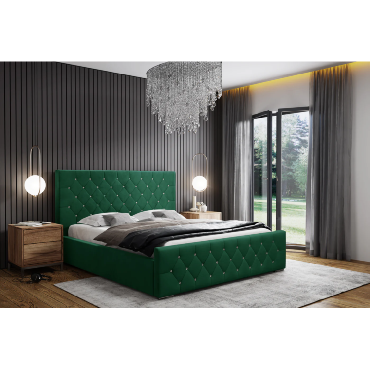 Łóżko tapicerowane