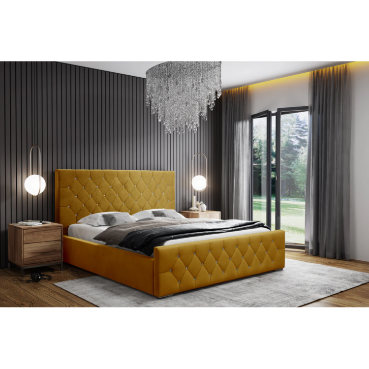 Łóżko tapicerowane