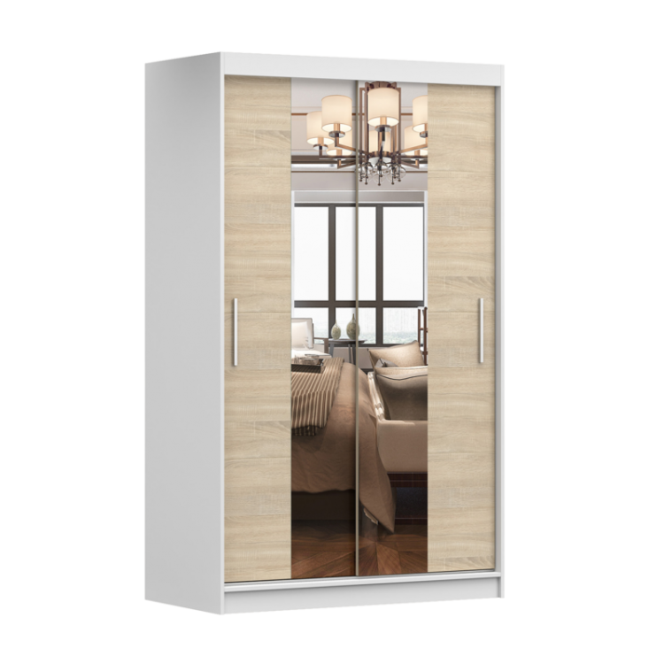 Szafa ASPEN 01 Biały - Dąb sonoma