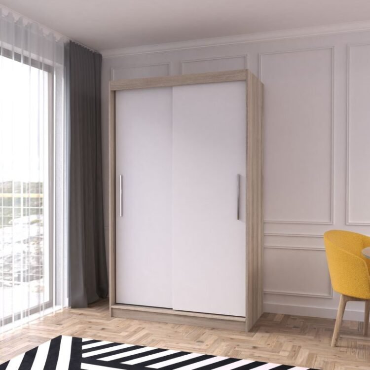 Szafa ASPEN 04 Dąb sonoma - Biały