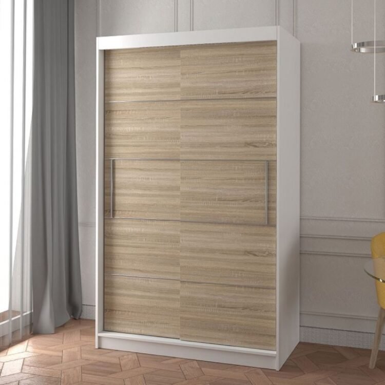 Szafa ASPEN 06 Biały - Dąb sonoma 1