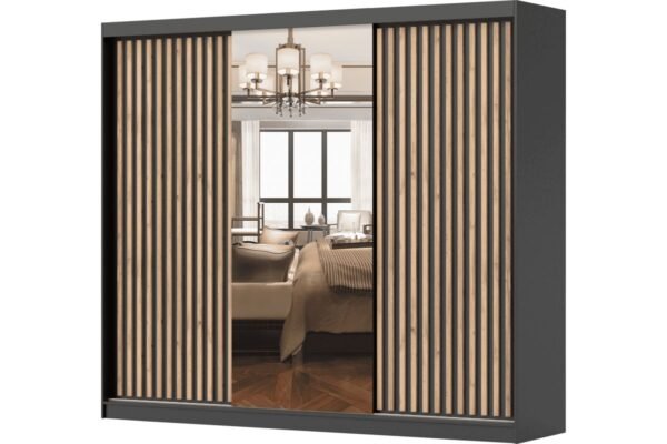 Szafa VEGAS 2500 - Czarny + Czarny