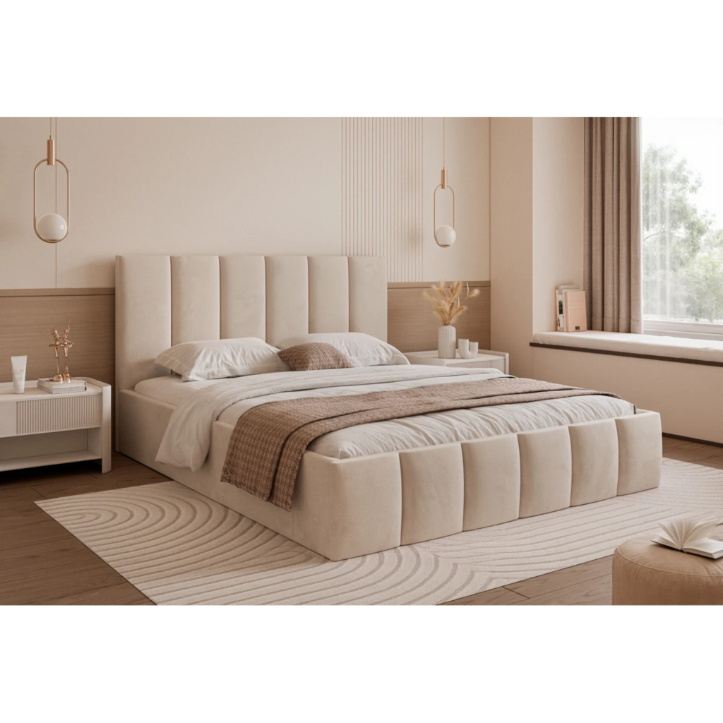 Łóżko tapicerowane BELLAGIO