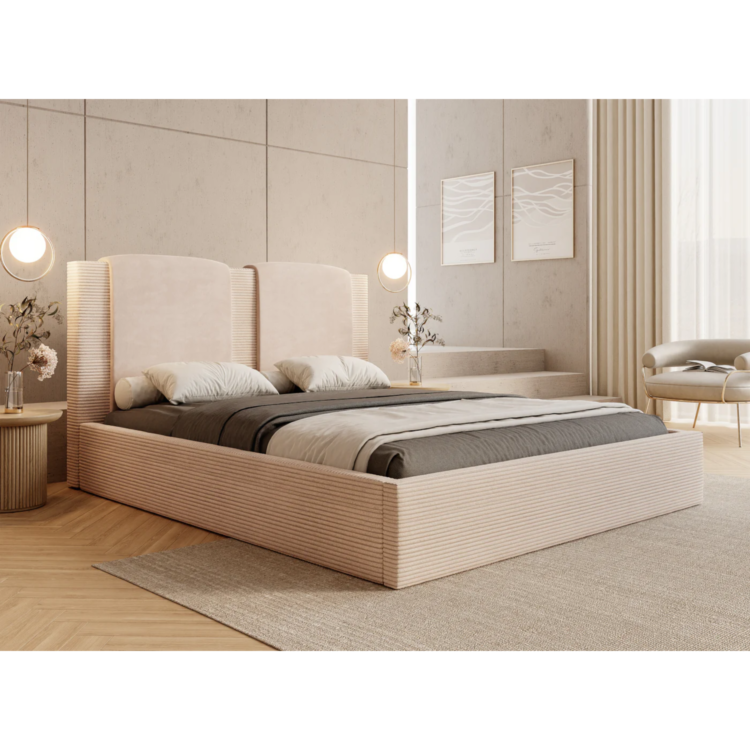 Łóżko tapicerowane