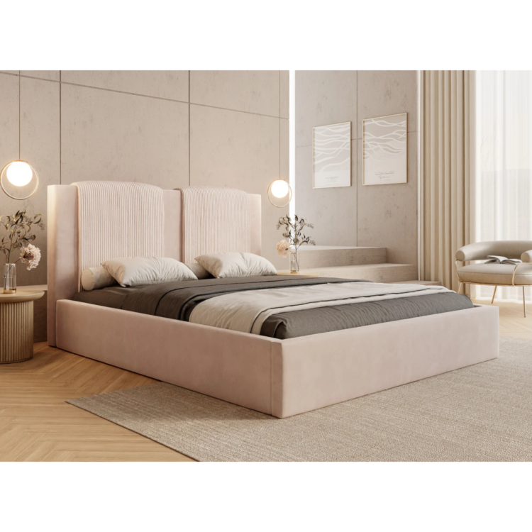 Łóżko tapicerowane