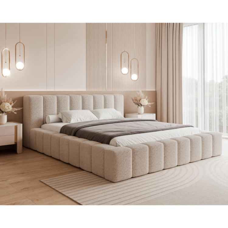 Łóżko tapicerowane