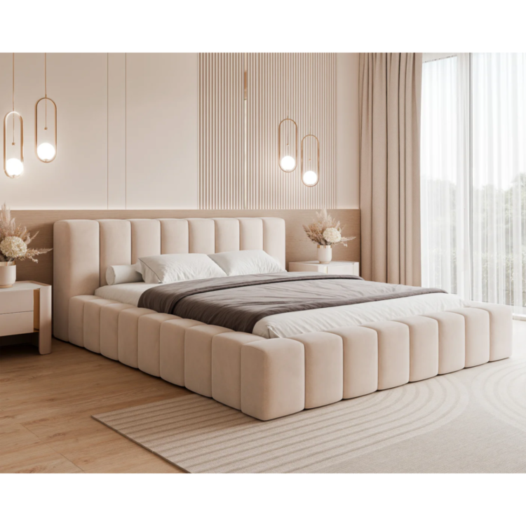 Łóżko tapicerowane