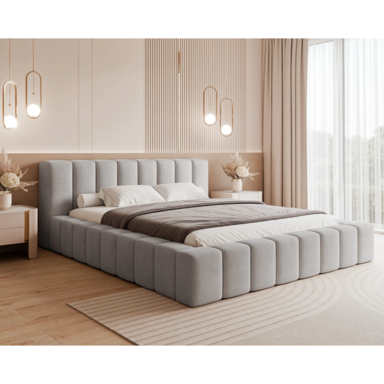 Łóżko tapicerowane