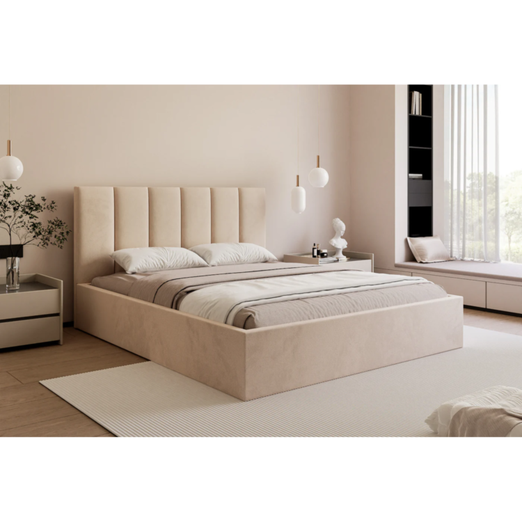 Łóżko tapicerowane