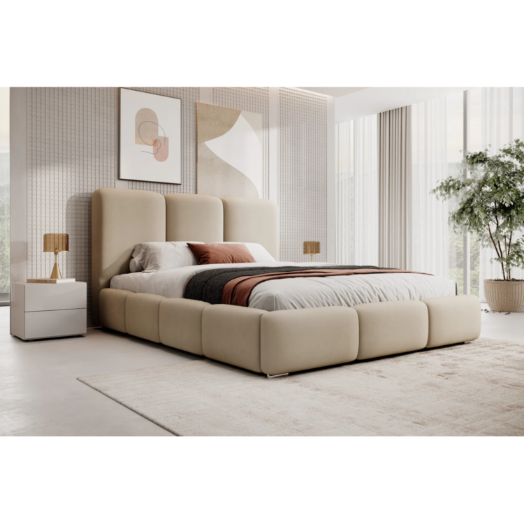 Łóżko tapicerowane