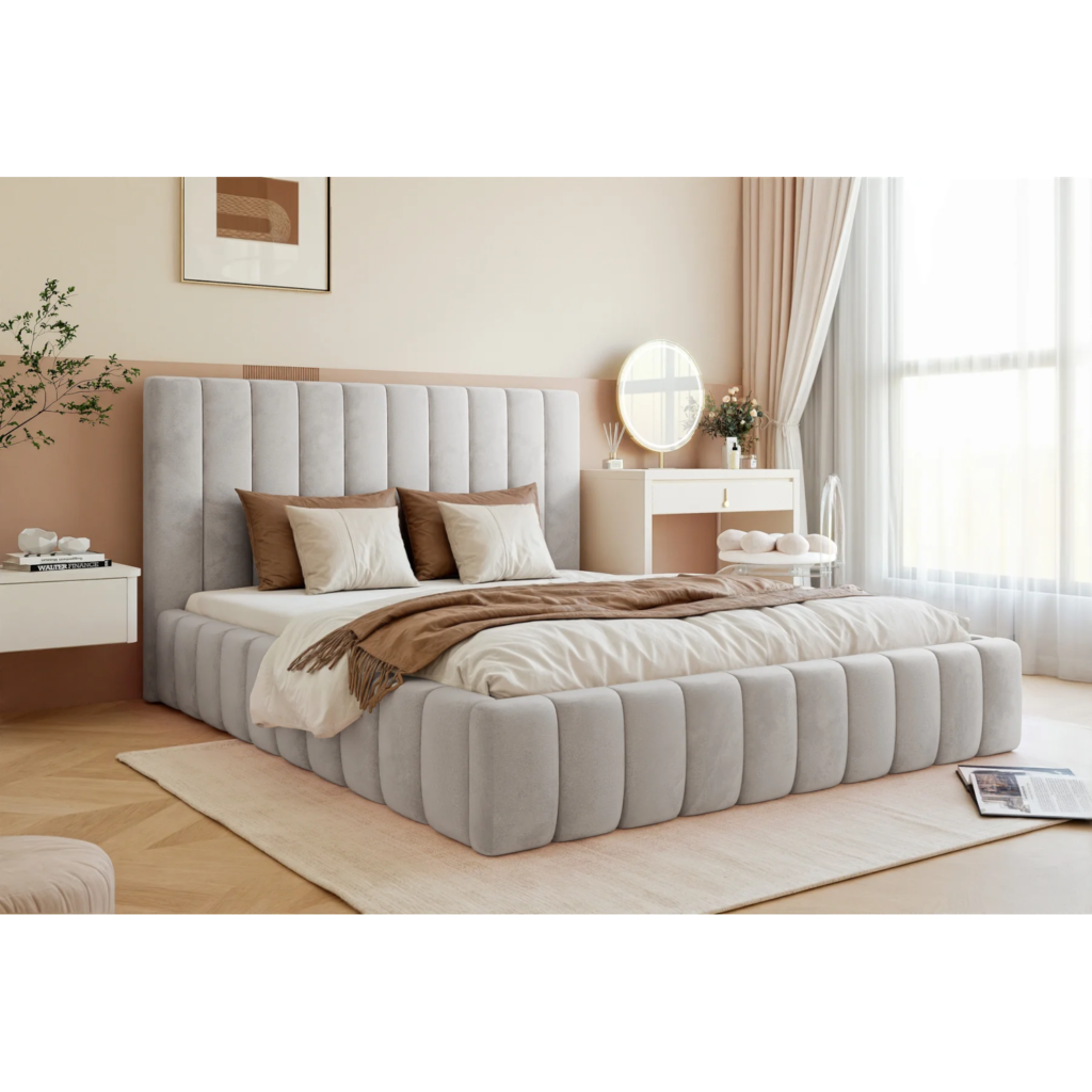 Łóżko tapicerowane