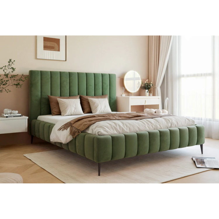 Łóżko tapicerowane