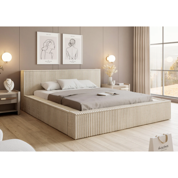 Łóżko tapicerowane