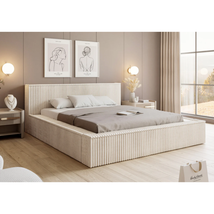 Łóżko tapicerowane