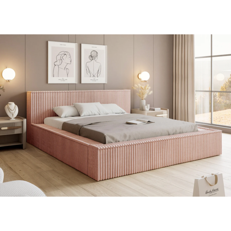 Łóżko tapicerowane