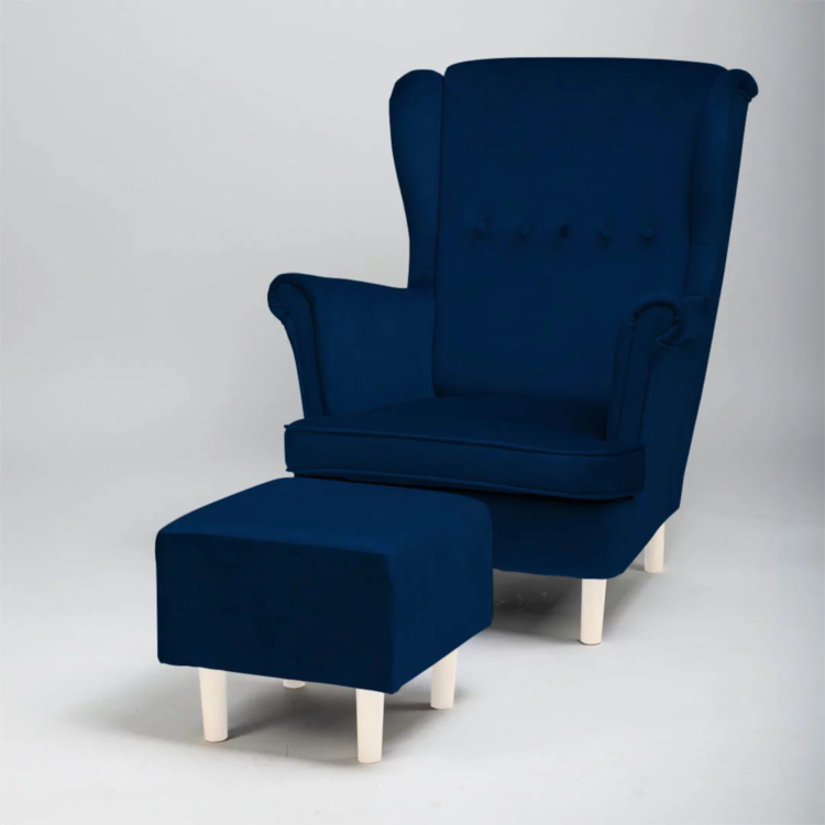 Fotel USZAK z podnóżkiem