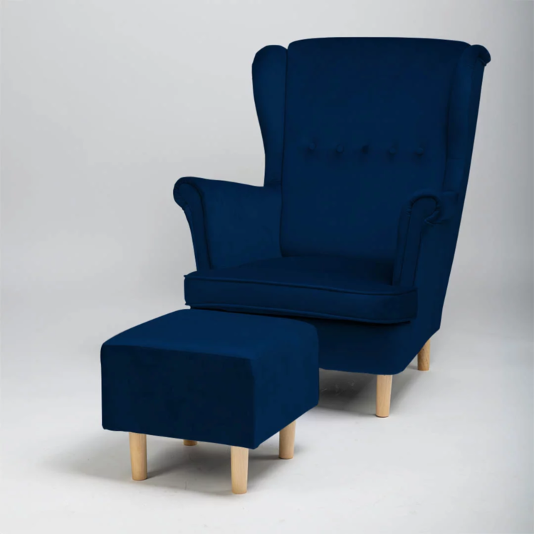 Fotel USZAK z podnóżkiem