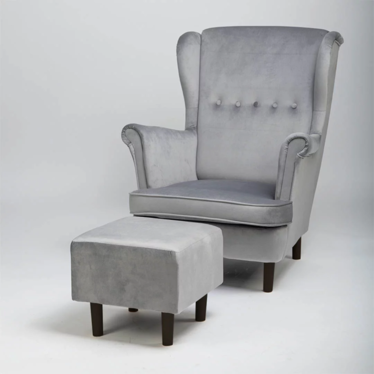 Fotel USZAK z podnóżkiem