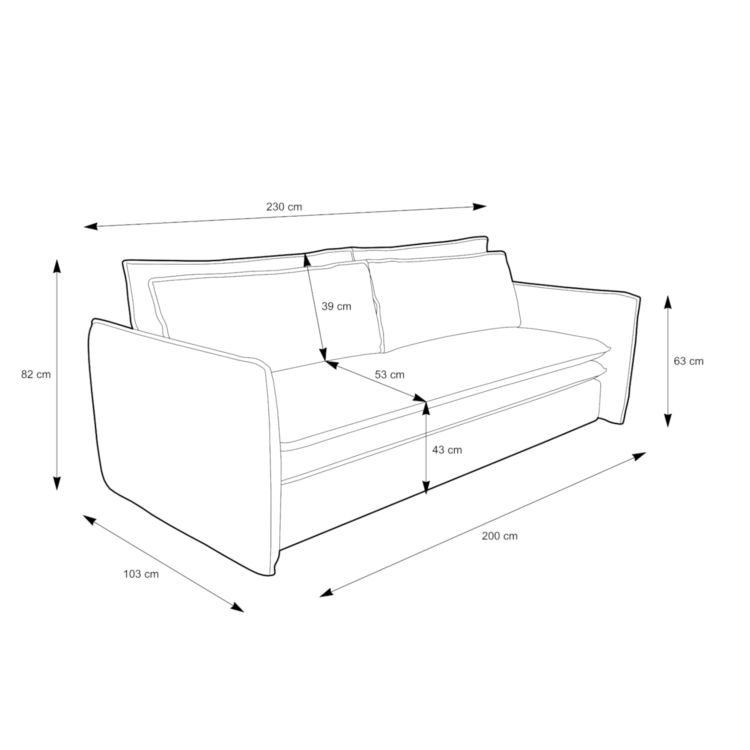 Sofa TICO slim