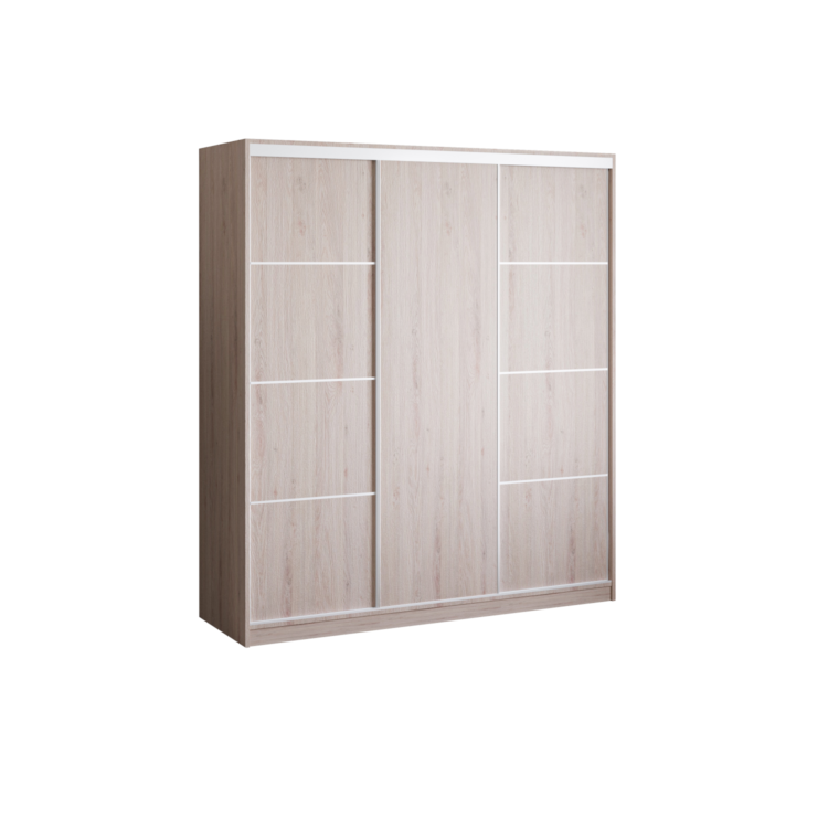 Szafa PRIIMO II 180 - Sonoma + Sonoma - bez lustra