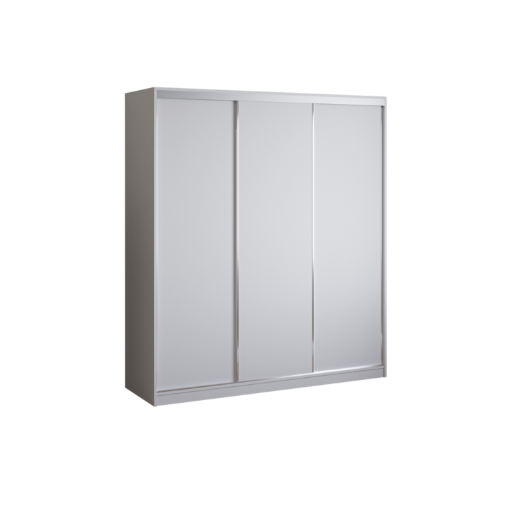 Szafa PRIMO I 180 - Biały + Biały - bez lustra