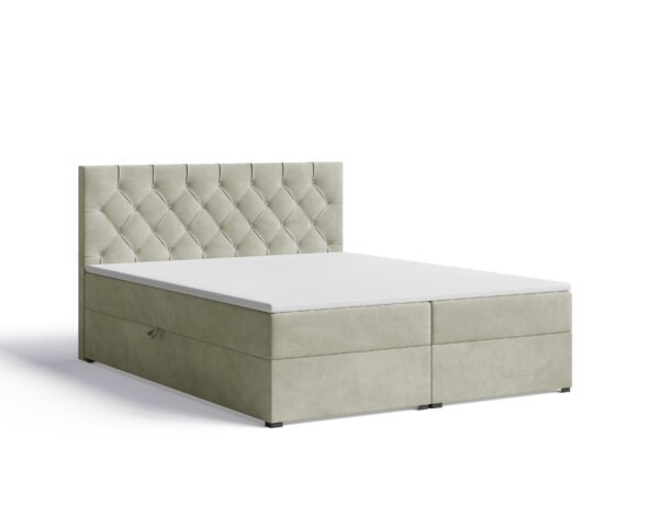 Łóżko kontynentalne HIT z pojemnikiem na pościel