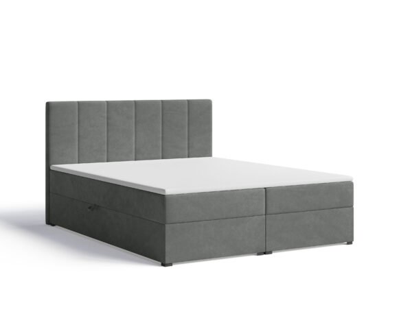 Łóżko kontynentalne SIGMA z pojemnikiem na pościel