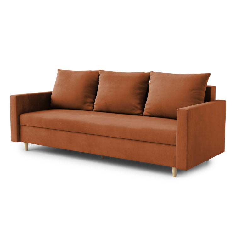 Sofa MIRA Pomarańczowy (Kronos 40)
