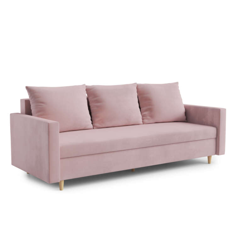 Sofa MIRA Pudrowy róż (Kronos 27)