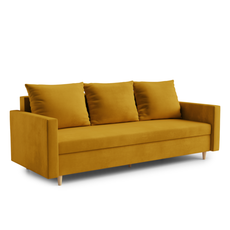Sofa MIRA Żółty (Kronos 01)