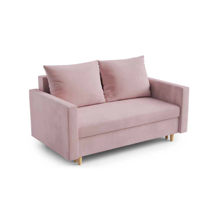 Sofa LUNA Różowy (Kronos 27)