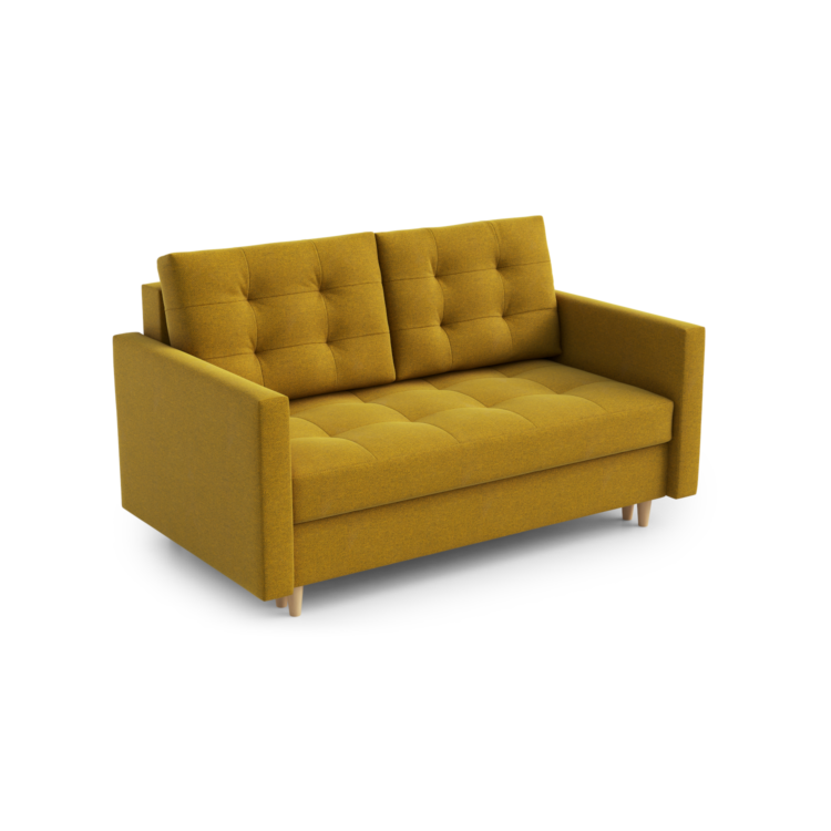 Sofa WANDA Żółty (Malmo 41)