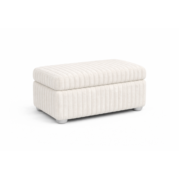 Pufa MODEL 1 60x40 - Śmietankowy (TILIA 1)