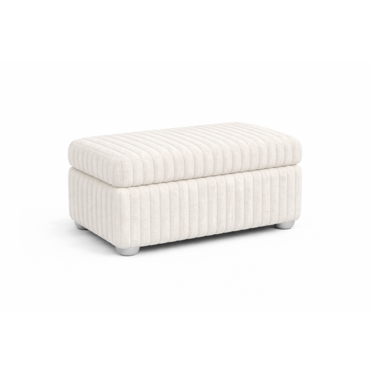 Pufa MODEL 1 60x40 - Śmietankowy (TILIA 1)
