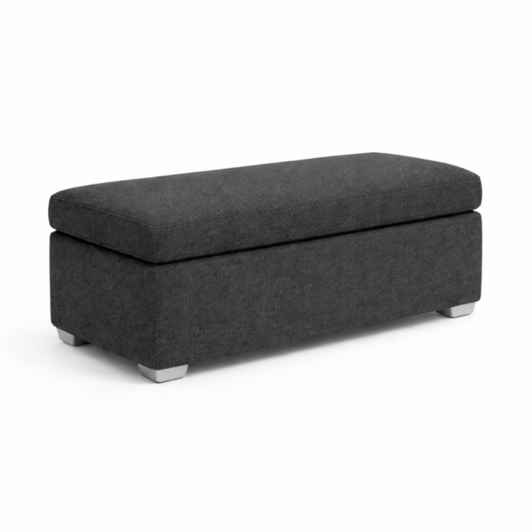 Pufa MODEL 1 70x30 - Ciemny szary (Kronos 34)