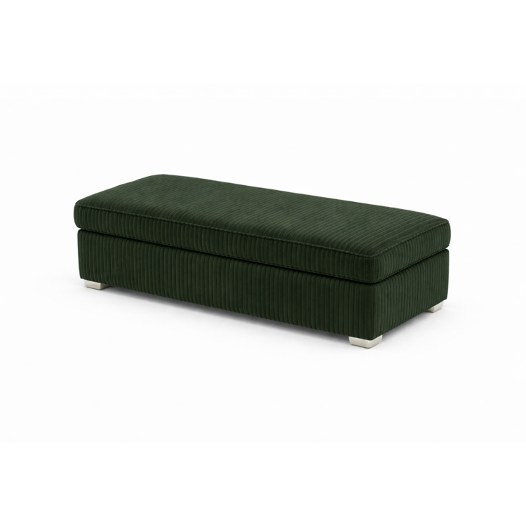 Pufa MODEL 1 80x40 - Butelkowa zieleń (POSO 014)
