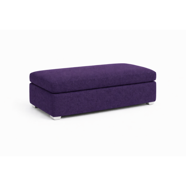 Pufa MODEL 1 80x40 - Fioletowy (Kronos 37)