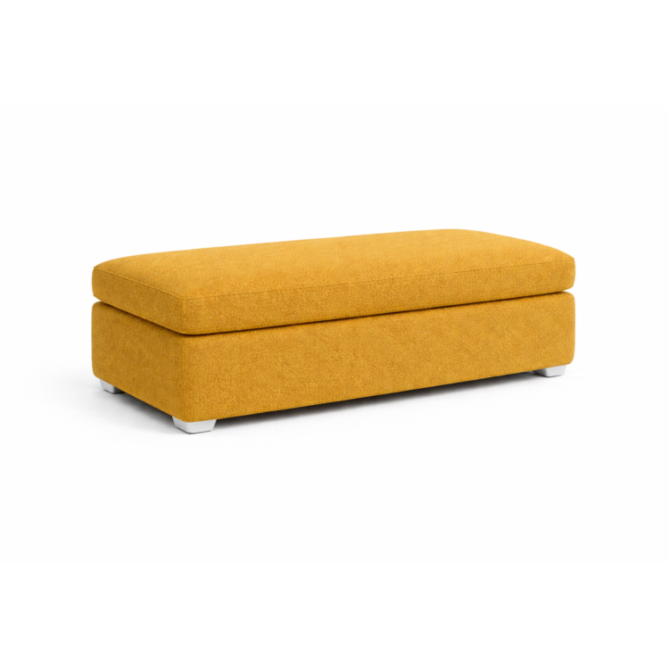 Pufa MODEL 1 80x40 - Musztardowy (Kronos 01)