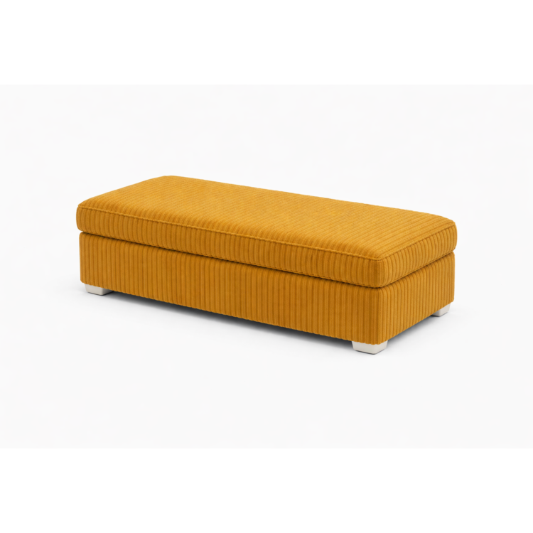 Pufa MODEL 1 80x40 - Musztardowy (POSO 001)