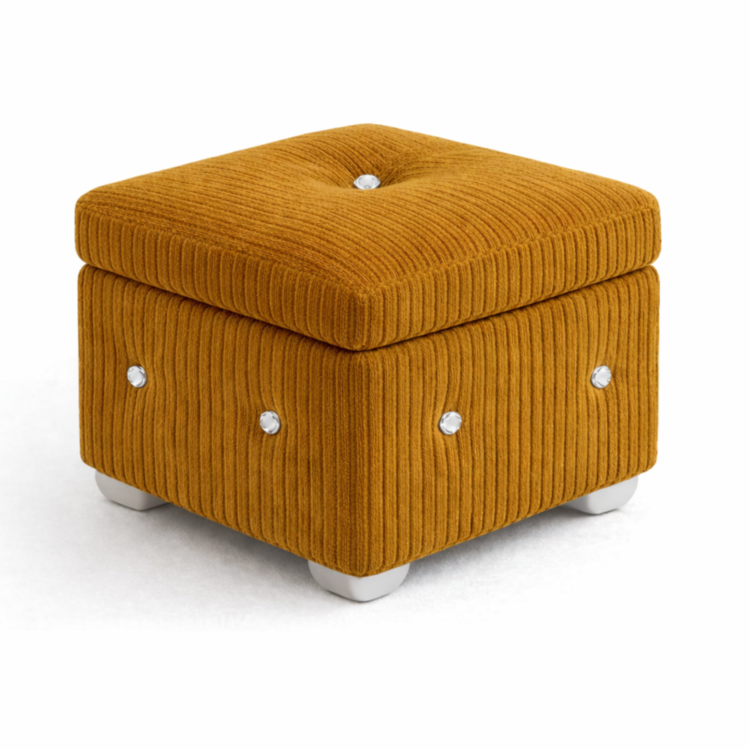 Pufa MODEL 3 40x40 - Musztardowy (POSO 001)