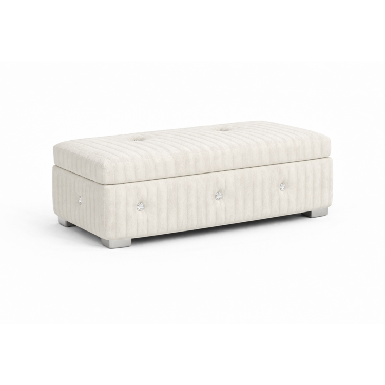 Pufa MODEL 3 70x30 - Śmietankowy (TILIA 1)
