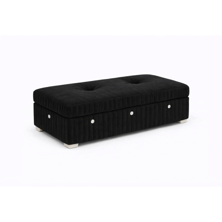 Pufa MODEL 3 80x40 - Czarny (TILIA 100)