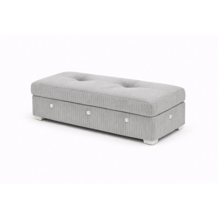 Pufa MODEL 3 80x40 - Szary (POSO 110)